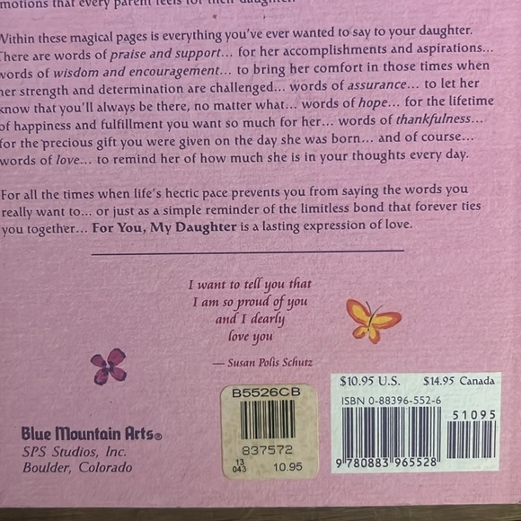 “For You, My Daughter” Paperback Book - Picture 3 of 5